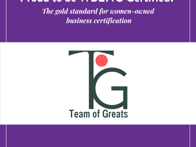 Proud to be WBENC Certified!